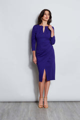 Keyhole Ring Wrap Dress