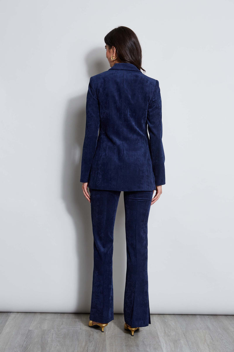 Corduroy Single Button Blazer