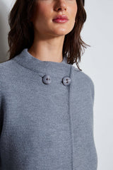 Two Button Wool Sweater