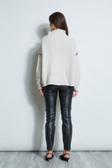 T-Tahari Stitched Shoulder Sweater