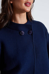 Two Button Wool Sweater