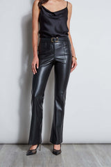 Vegan Leather Seam Pant