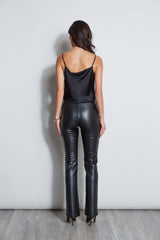 Vegan Leather Seam Pant