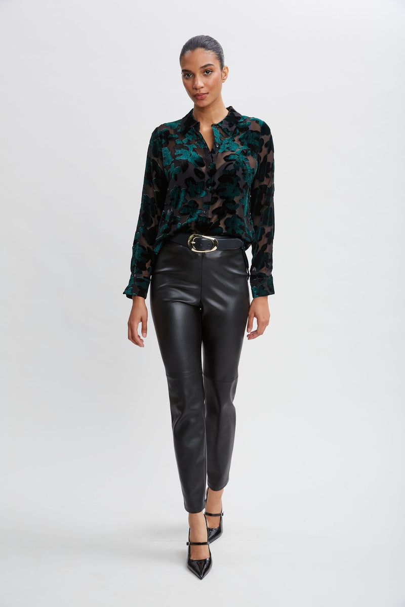 Burnout Velvet Shirt