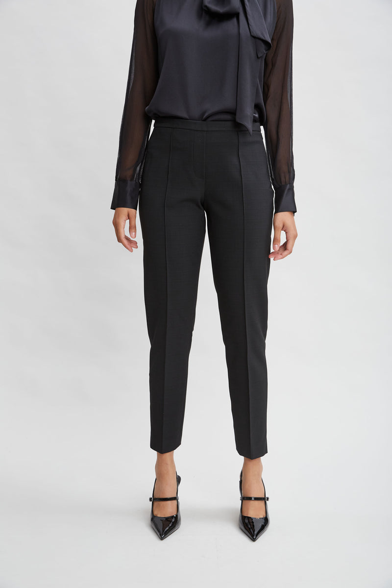 Pintuck Slim Pant