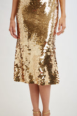 Graduated Sequin Dress