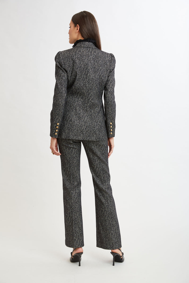 Metallic Tweed Blazer