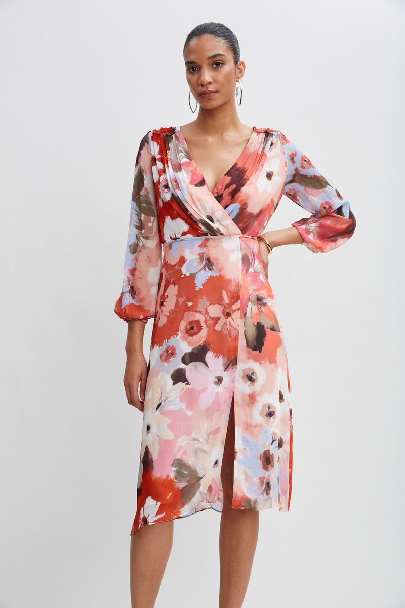 Wintergarden Floral Dress