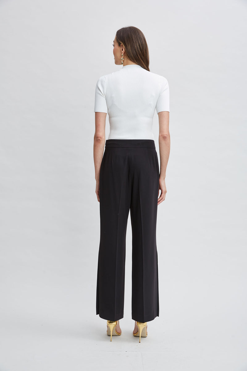 Wide Leg Slit Pant