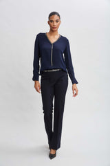 Inseam Slit Flare Pant