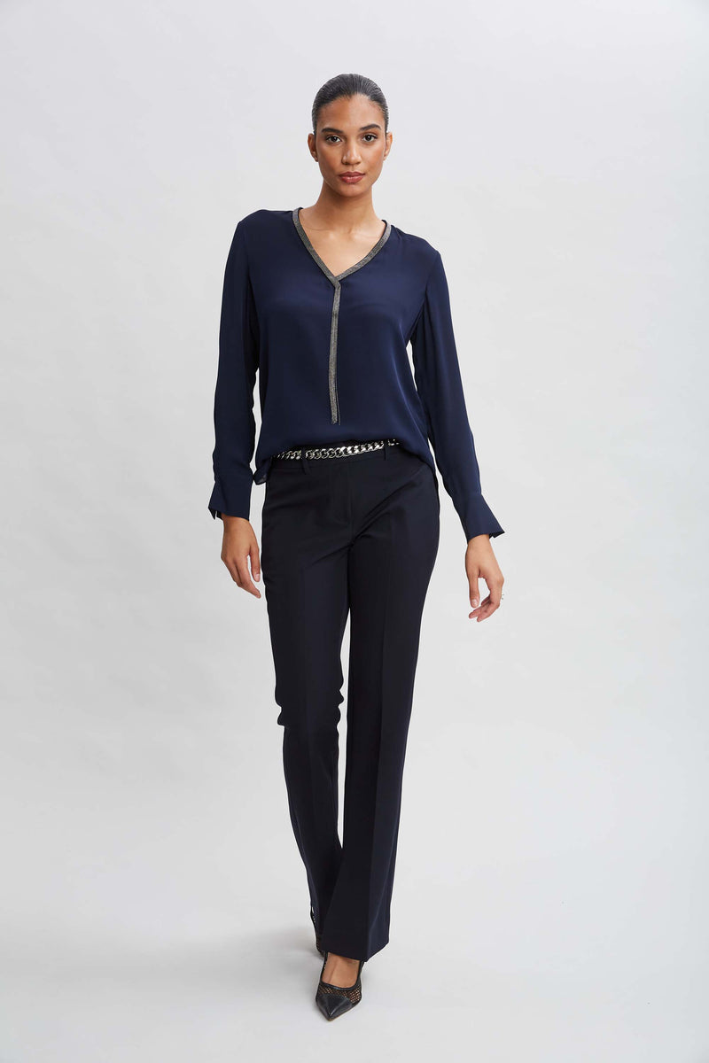 Inseam Slit Flare Pant