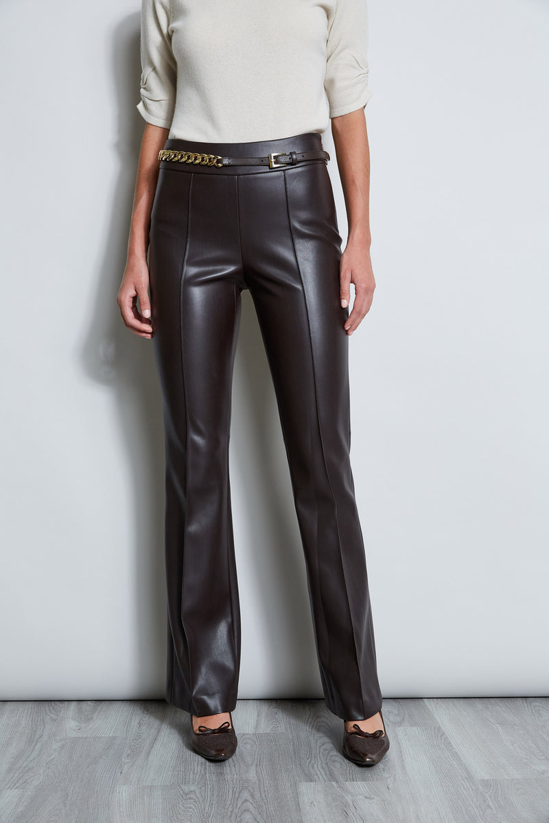 Leather Flare Pants -  Canada