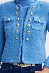 Boucle Button Jacket