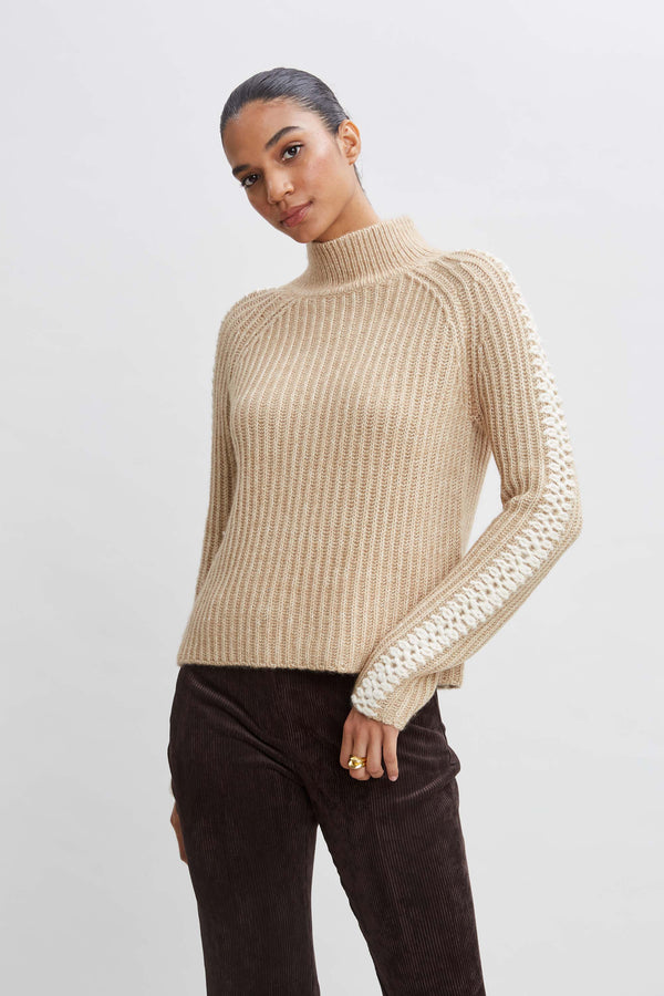 Whipstitch Cotton Wool Sweater