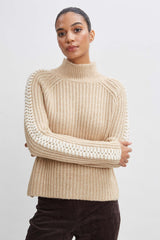 Whipstitch Cotton Wool Sweater