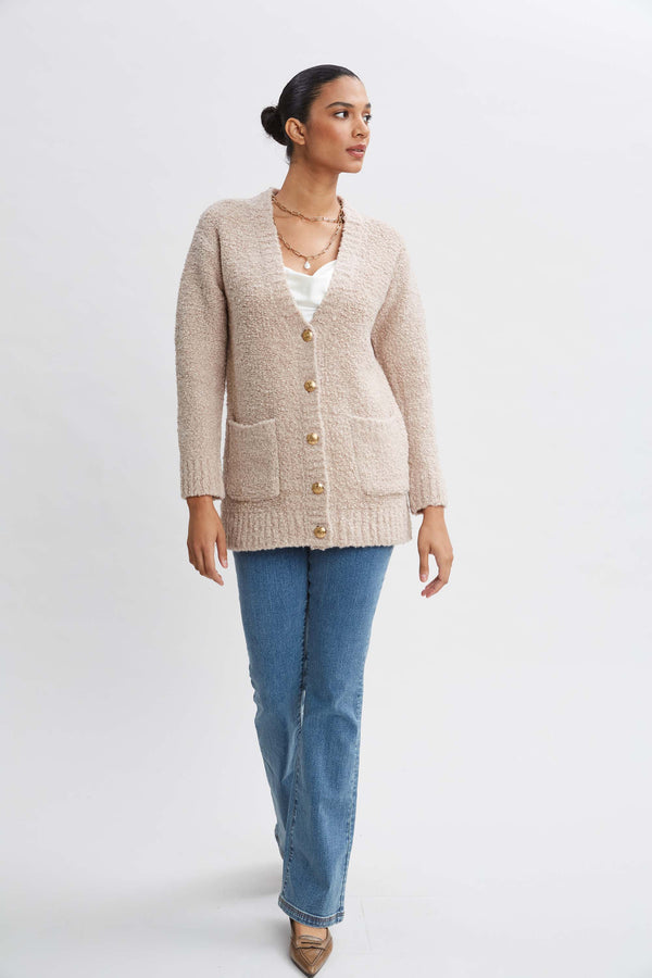 Boucle Merino Cardigan