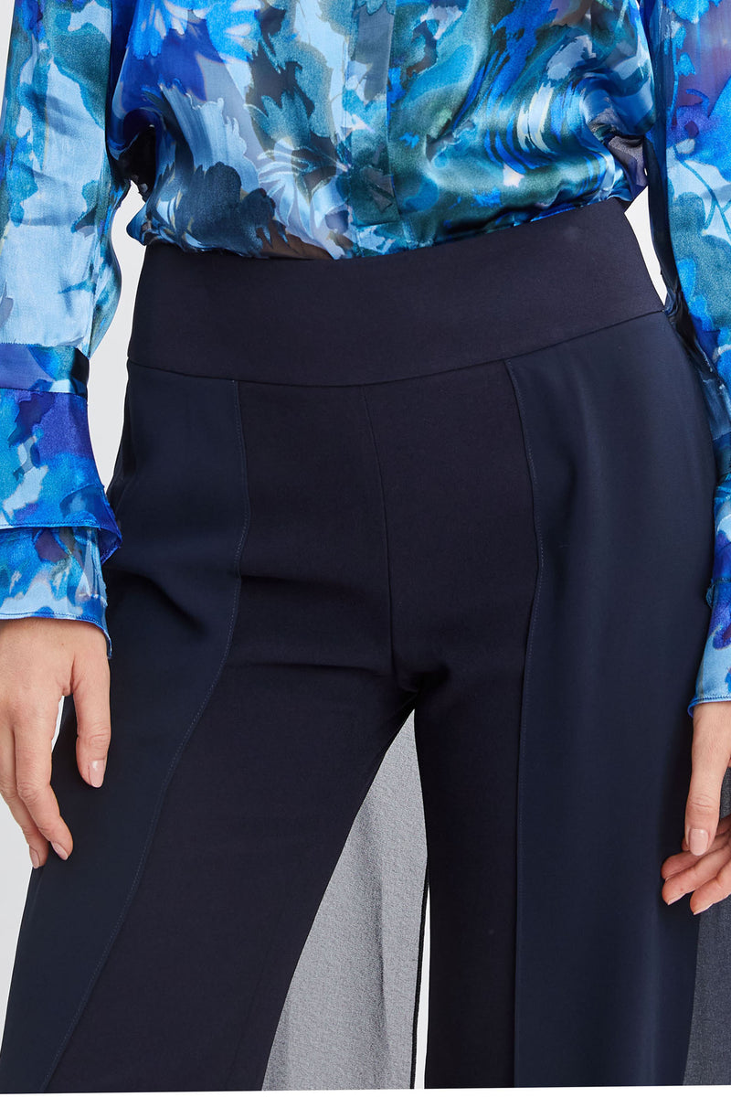 Chiffon Panel Pant