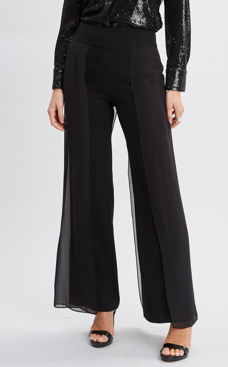 Chiffon Panel Pant