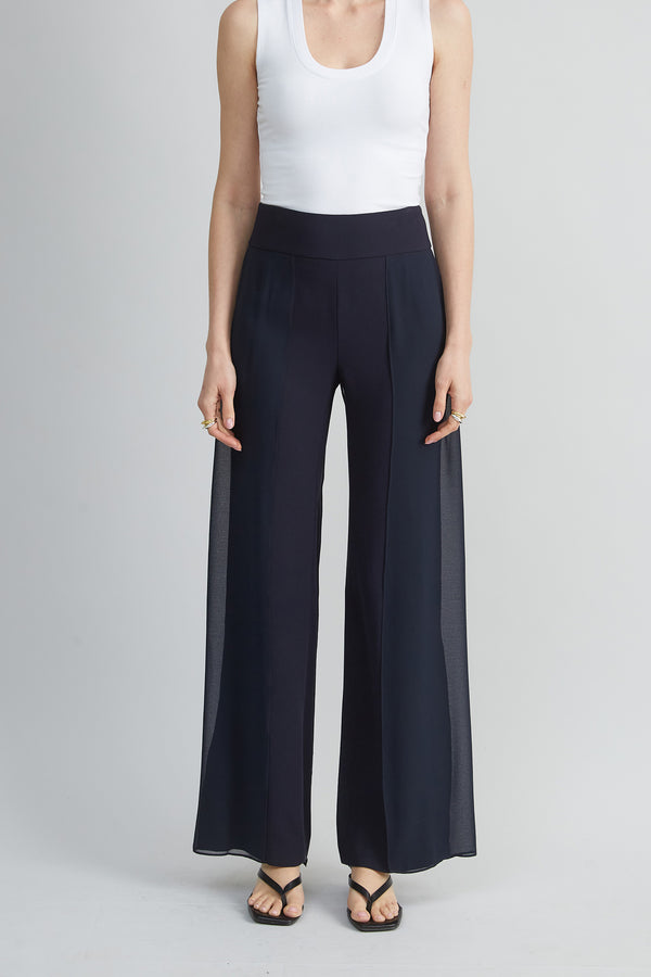 Chiffon Panel Pant