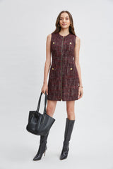 Tweed Pocket Dress