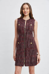 Tweed Pocket Dress