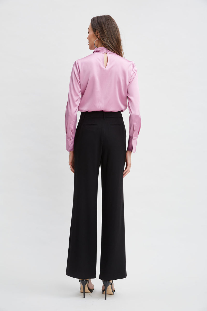 Pleated Crepe Pant