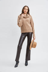 Cashmere Button Sweater