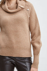 Cashmere Button Sweater