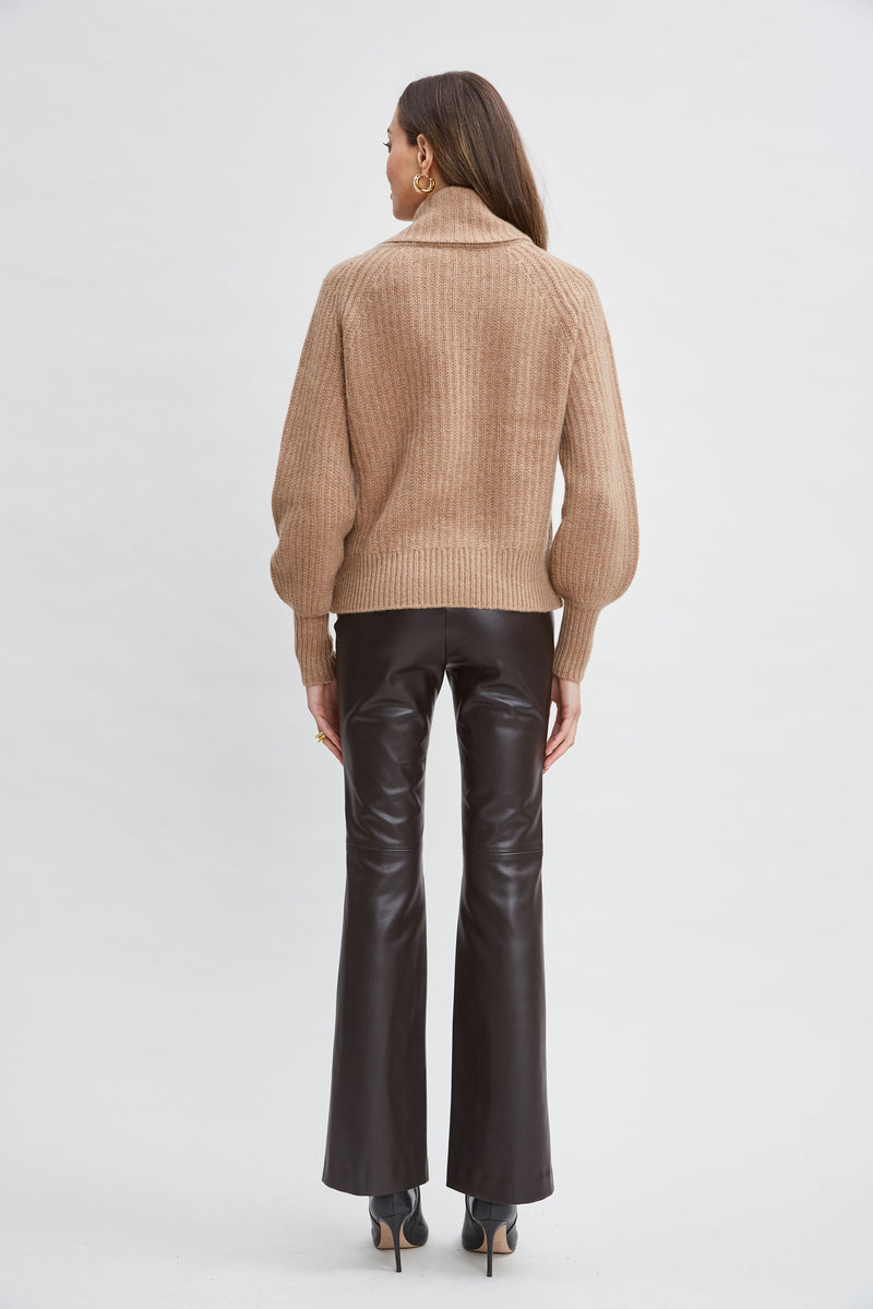 Cashmere Button Sweater