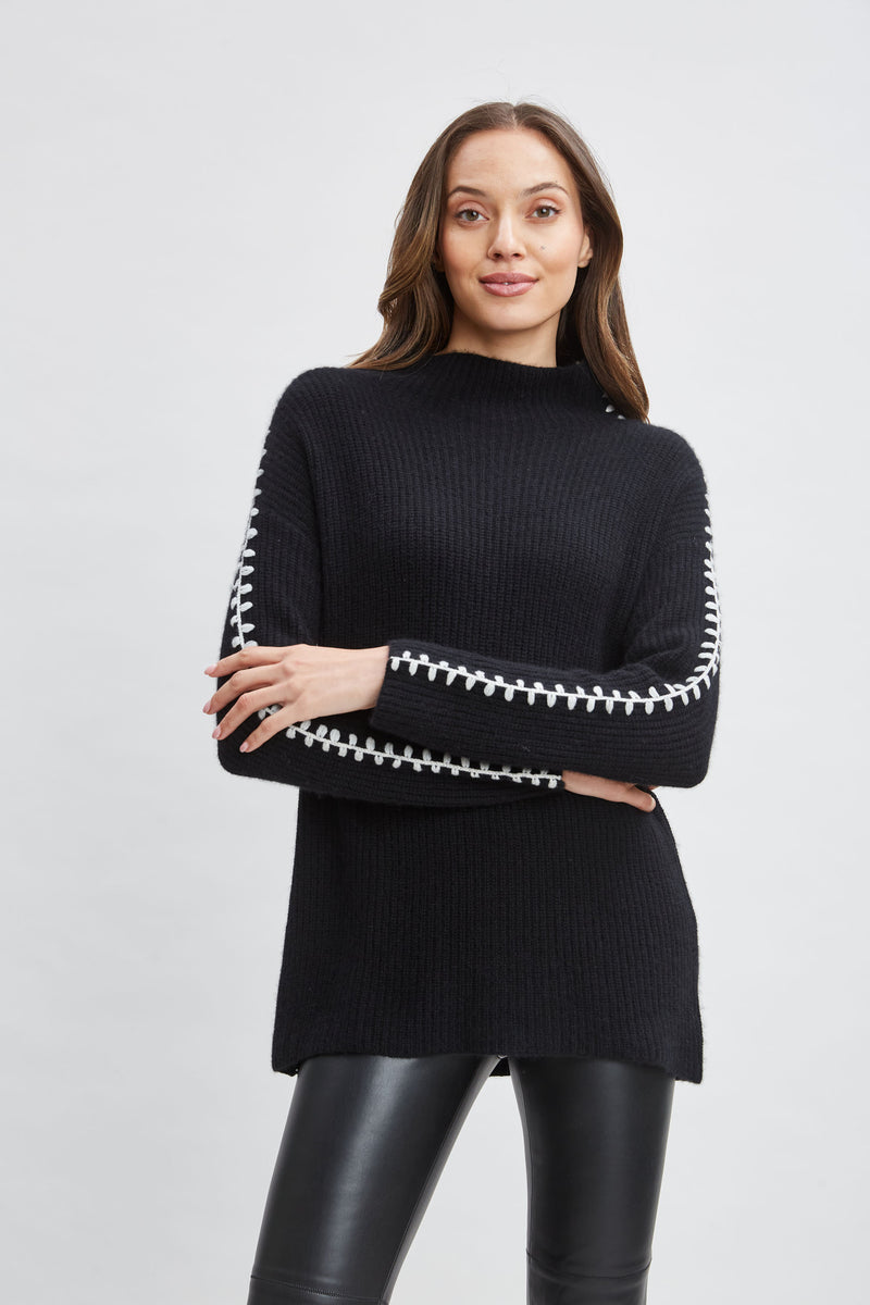 Cashmere Whipstitch Sweater