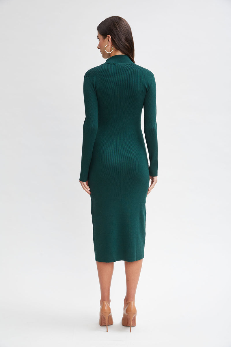 Button Sweater Dress Elie Tahari