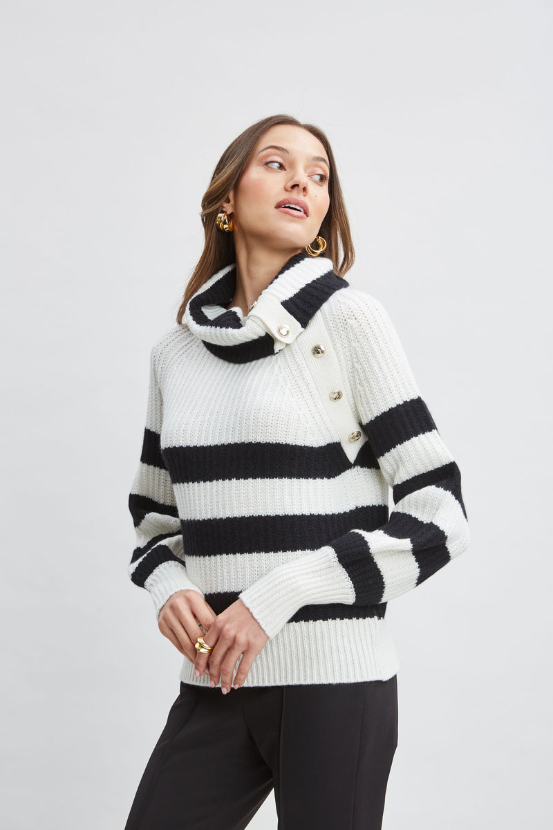 Cashmere Stripe Sweater