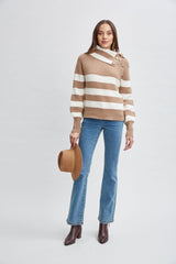 Cashmere Stripe Sweater