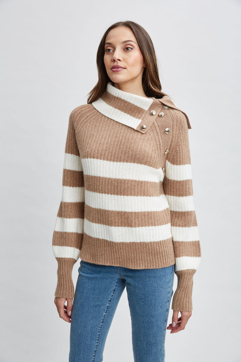 Cashmere Stripe Sweater