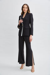 Contrast Trim Blazer