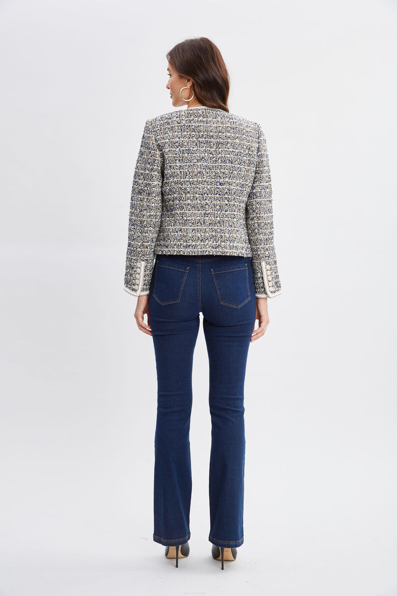 Cropped Tweed Jacket