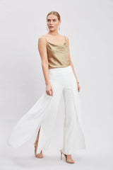 Chiffon Panel Pant