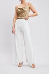 Chiffon Panel Pant