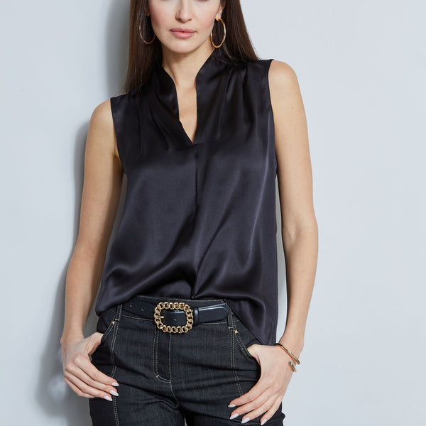 Elie Tahari Size S Gold Top • Designing Women Boutique - Sarasota, FL