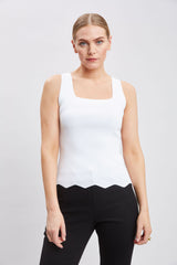 Scallop Hem Tank