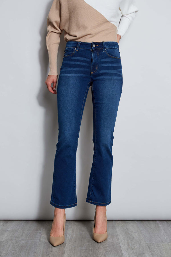 Tahari 28" Fit & Flare Jeans