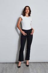 Tahari 28" Fit & Flare Jeans