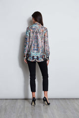 T-Tahari Royal Garden Button Down Shirt