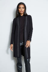 T-Tahari Long Stitched Cardigan