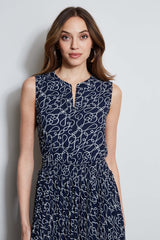 T-Tahari Knotted Dream Shirt Dress