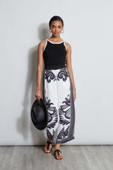 T-Tahari Paisley Print Pant