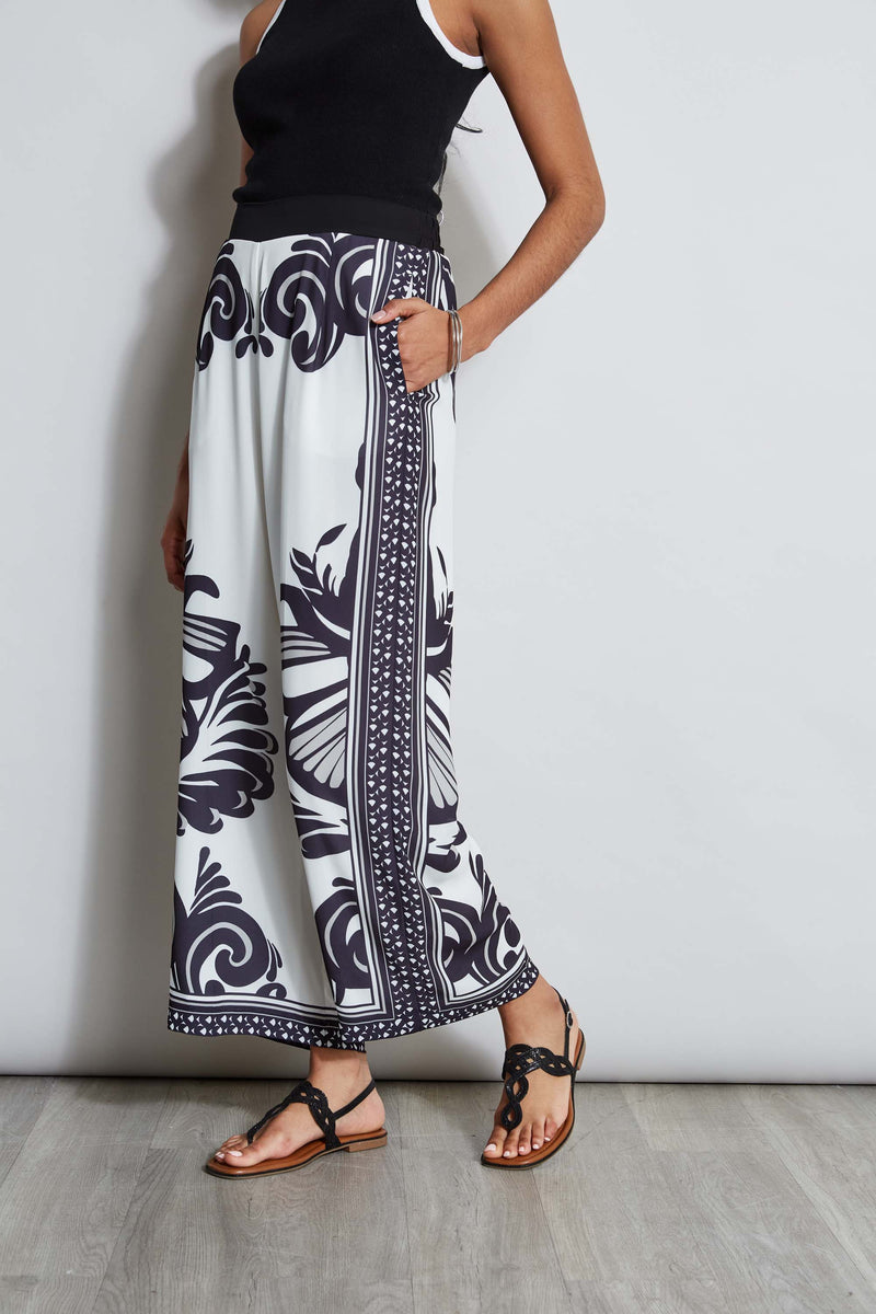 T-Tahari Paisley Print Pant