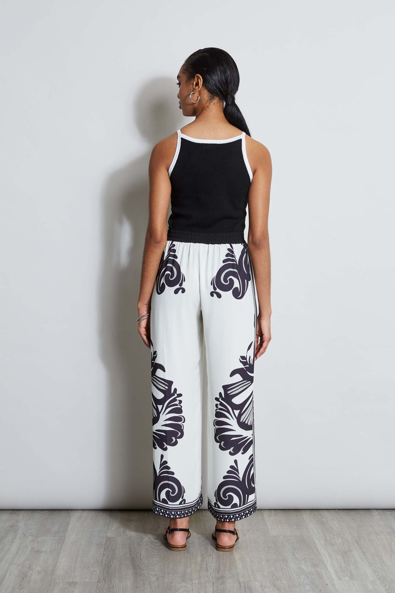 T-Tahari Paisley Print Pant