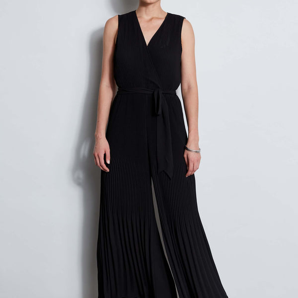 Tahari cutout crepe cheapest black jumpsuit