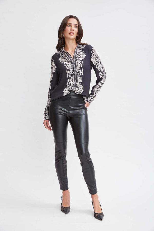 T-Tahari Paisley Button Down Shirt